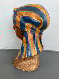 Image 3 of Early 20th Century Orazio Guasti Terra Cotta and Polychrome Color Arabesque Bust, Signed O. Guasti