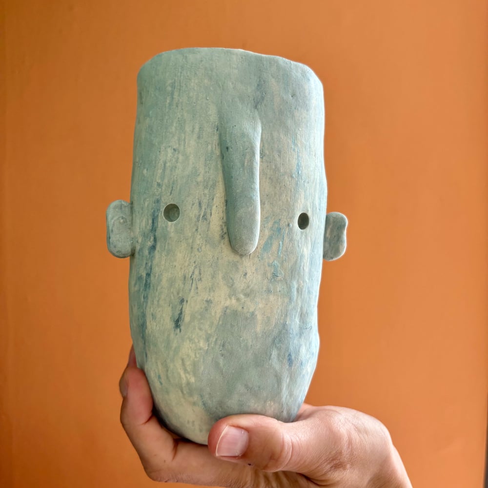Image of Marble clay facepot