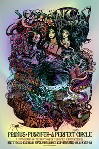 Image 3 of Sessanta v2.0 - FOIL- Primus-Puscifer-A Perfect Circle- 5/31/2025 - Artwork by Caitlin Mattisson
