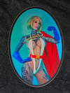 POIWER GIRL cosplay sticker