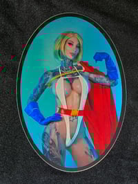 POWER GIRL cosplay sticker