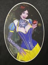 SNOW WHITE 4X6 INCH cosplay sticker