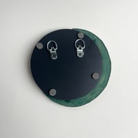 Image 2 of blue flower moon mirror