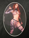 RED SONJA 4X6 INCH cosplay sticker