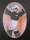 2B 4X6INCH cosplay sticker