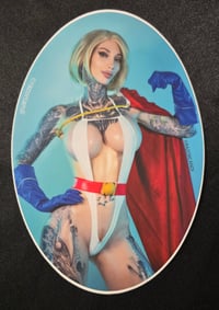 POWER GIRL 4X6INCH cosplay sticker