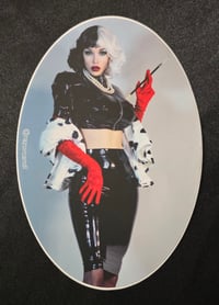 CRUELLA 4X6INCH cosplay sticker