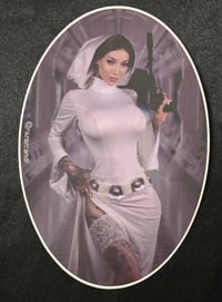 PRINCESS LEIA 4X6INCH cosplay sticker