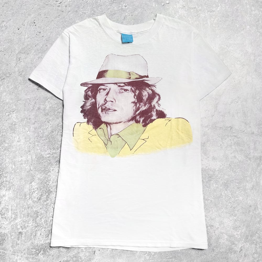 *Rare* Rolling Stones 1980 ‘Mick Jagger’ White T-Shirt