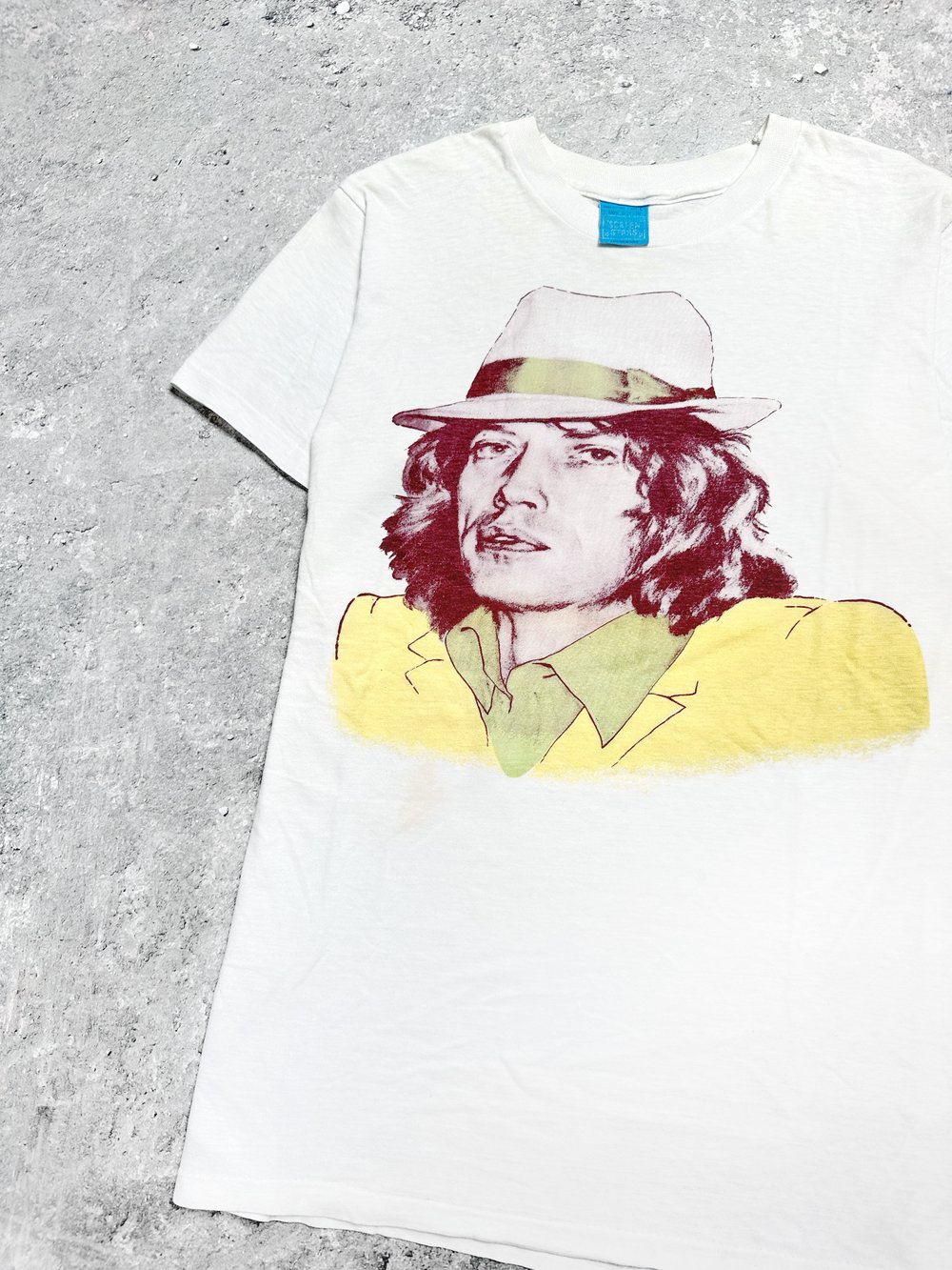 *Rare* Rolling Stones 1980 ‘Mick Jagger’ White T-Shirt