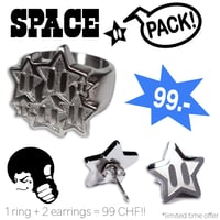 SPACE PACK! (ring + earrings)
