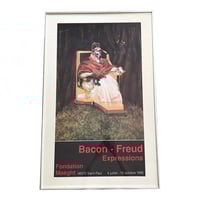 Image 1 of  Francis Bacon & Lucien Freud, Bacon-Freud Expressions Exhibition Poster - Foundation Maeght 1995