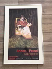 Image 3 of  Francis Bacon & Lucien Freud, Bacon-Freud Expressions Exhibition Poster - Foundation Maeght 1995