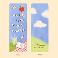 Image 2 of let’s read n’ eat snacks bookmark