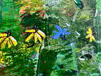 Image 3 of Can’t Hit the Side of a Barn, 11x14, Acrylic Painting, 16x20matted,