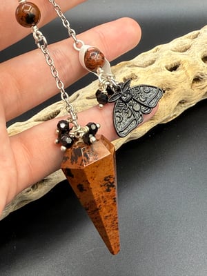 Mahogany Obsidian Pendulum