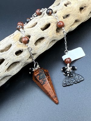Mahogany Obsidian Pendulum