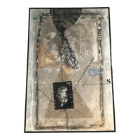 Image 1 of James Coignard Rare Large Format Original Mixed-Media, Hand-Embellished Carborundum Etching, 1980s