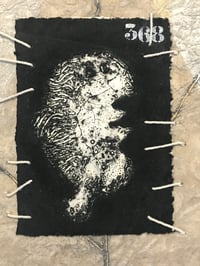 Image 3 of James Coignard Rare Large Format Original Mixed-Media, Hand-Embellished Carborundum Etching, 1980s