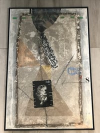 Image 2 of James Coignard Rare Large Format Original Mixed-Media, Hand-Embellished Carborundum Etching, 1980s