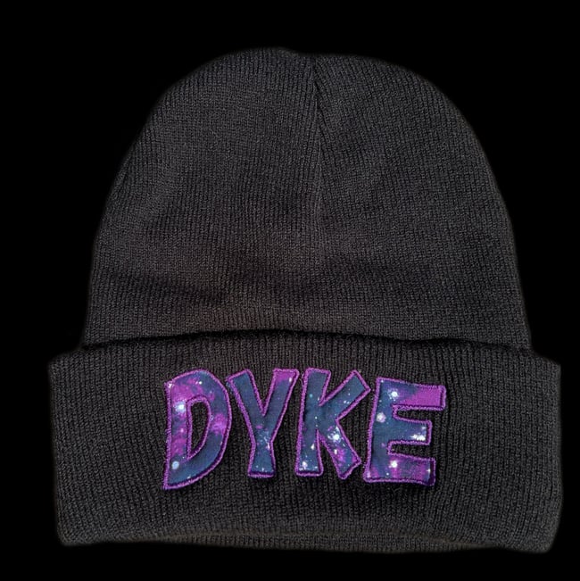 Dyke Beanie | Space on Black
