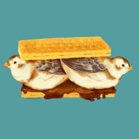 Image 2 of S'more Bunting Sticker