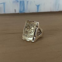 Image 2 of TIL DEATH W/SIDE INITIALS RING