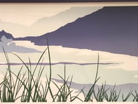 Image 3 of Judith Hendler, Original Embossed Serigraph "Waters Edge", 47/500, Signed and Framed