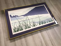 Image 2 of Judith Hendler, Original Embossed Serigraph "Waters Edge", 47/500, Signed and Framed