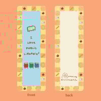 Image 2 of I love public libraries bookmark