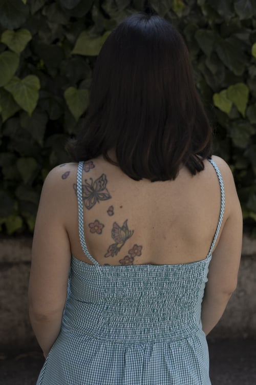Image of ABITO “NON È LA RAI” VICHY BIANCO E VERDE