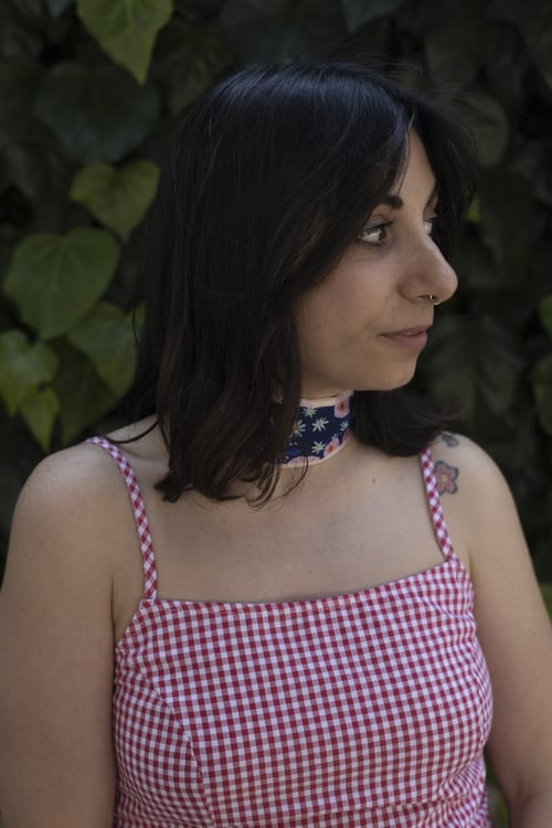 Image of ABITO “NON È LA RAI” VICHY BIANCO E ROSSO