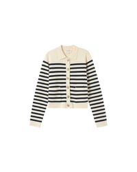 Image 6 of Chaqueta Rayas Pam Beige