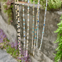 Image 4 of Gold Rainbow Gemstone Chain