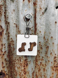 Wooden Dashaund Studs