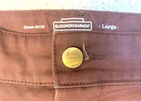 Image 3 of Bluco Work Garment burgundy work pants, size L (34”)