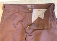 Image 5 of Bluco Work Garment burgundy work pants, size L (34”)