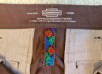 Image 4 of Bluco Work Garment burgundy work pants, size L (34”)