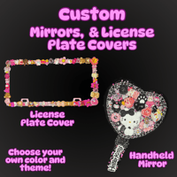 Custom Mirrors & License Plate Covers