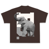 Image 2 of Big Varsity Tee (Brown)