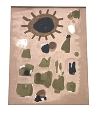 Image 4 of Roger Bissiere Lithograph on Velin Paper, Unsigned, Framed