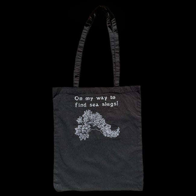 On my way to find sea slugs! Tote Bag