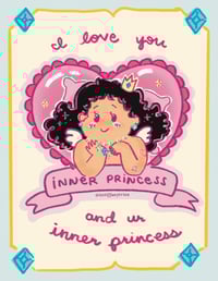 Image 2 of inner princess postcard 