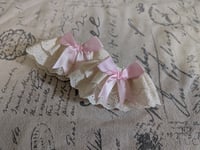 Image 1 of Ivory Rose Eyelet Wristcuffs