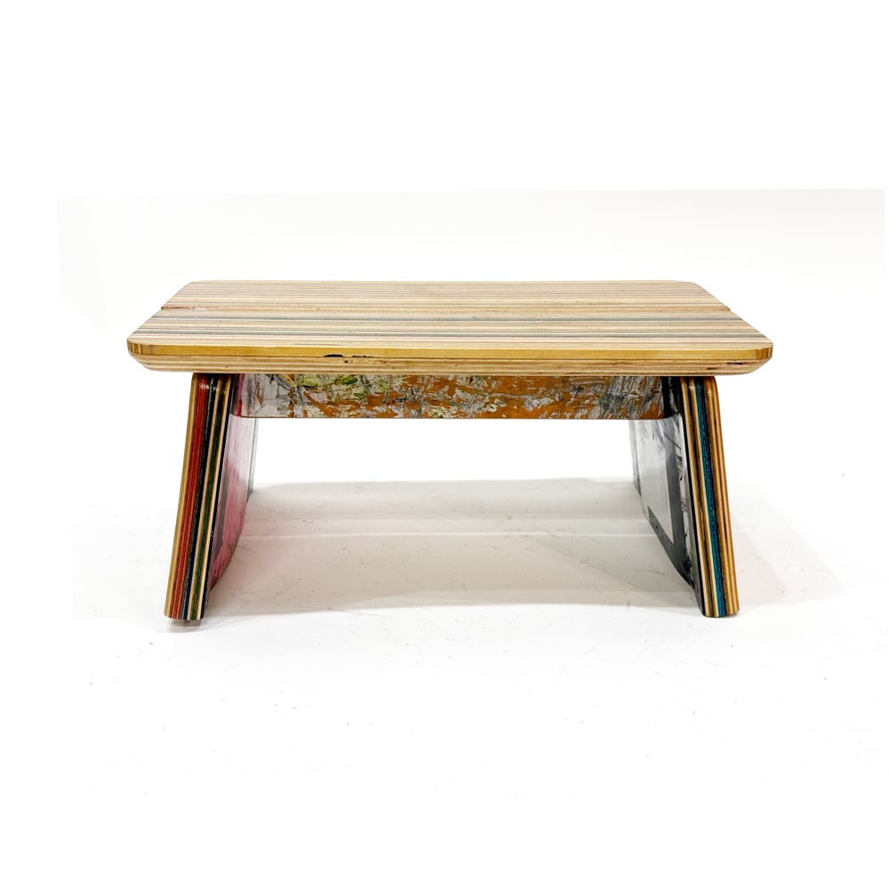 Image of Recycled Skateboard Single Step Stool
