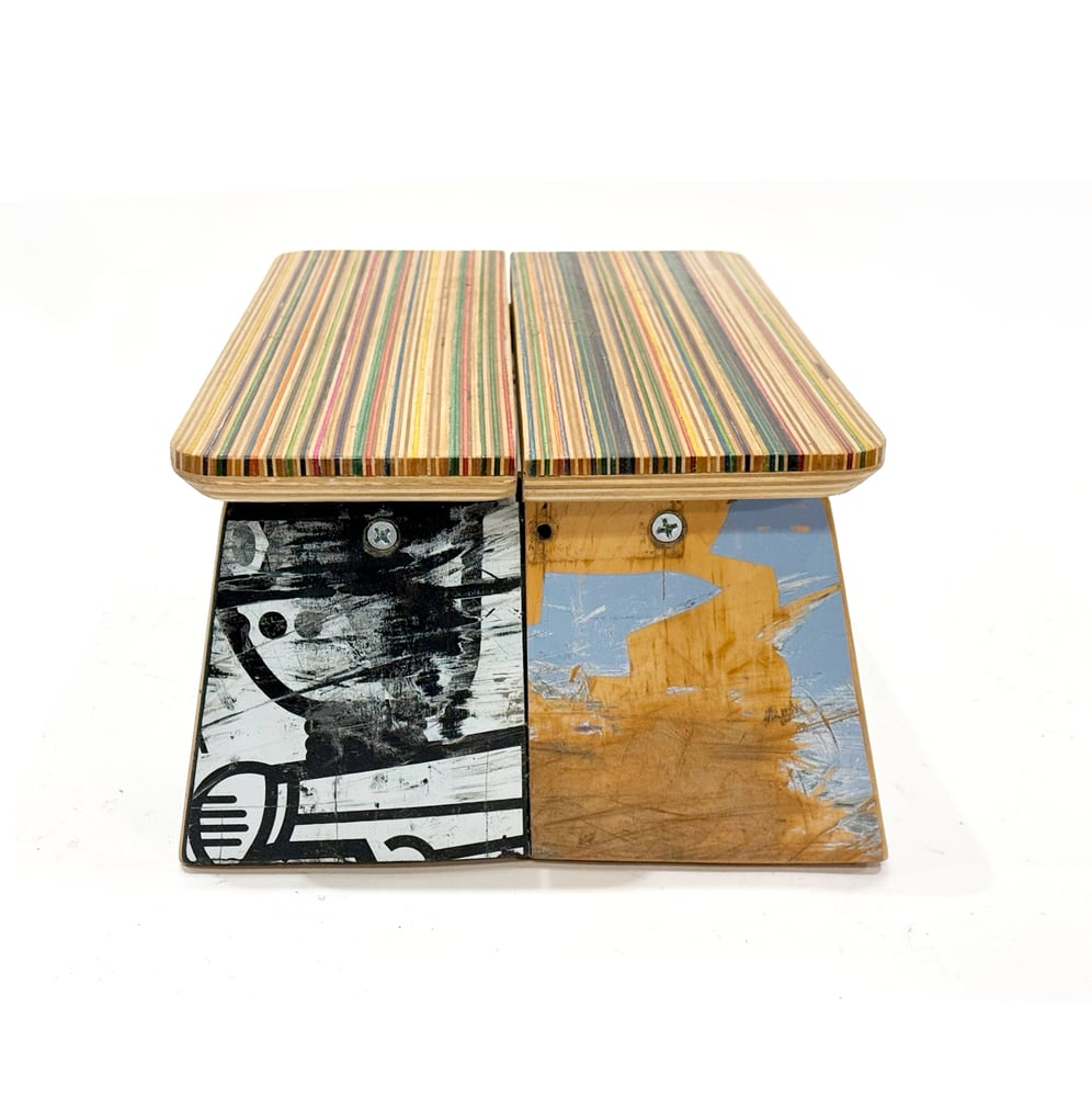 Image of Recycled Skateboard Single Step Stool