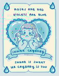 Image 2 of inner crybaby postcard