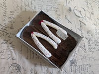 Image 1 of Wood Geta (Star print)