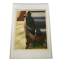 Image 1 of Geneviève Hugon, Carborundum Mezzotint Etching, 1980s, Framed
