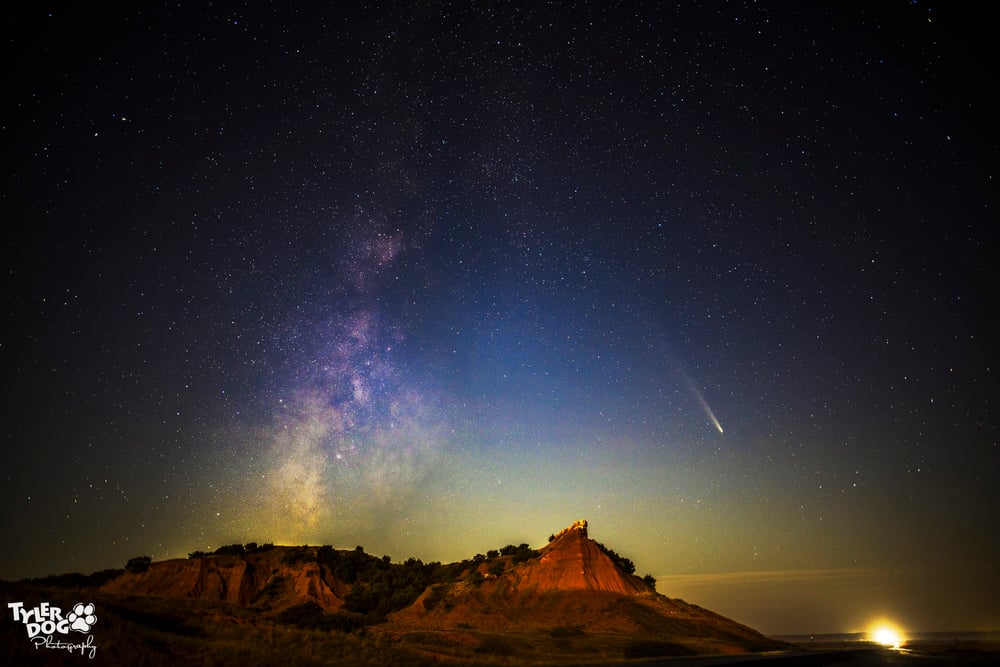 Image of Gloss Mountain Milky Way